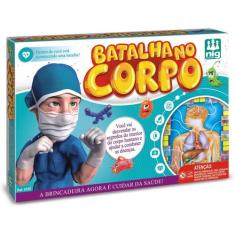 Jogo De Tabuleiro Educativo Batalha No Corpo - Nig - Nig Brinquedos