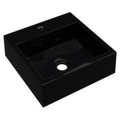 Cuba Pia De Apoio Para Banheiro Quadrada Veneza Q395 Preto C08 - Mpoze