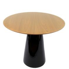 Mesa De Jantar Cone 80 Cm Freijó Preto