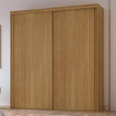 Guarda Roupa Casal 2 Portas MDF 2,07 m Inovatto Belmax, Freijó