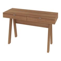 Mesa Escrivaninha 120cm com Pés Retrô e 2 gavetas ME4128 Tecnomóbili