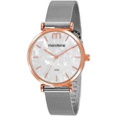 Relógio Mondaine Feminino Prata / Rose 53780Lpmvge2