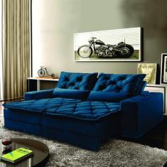 Sofá Reclinável 3 Lugares 210Cm Dallas - Montano Estofados