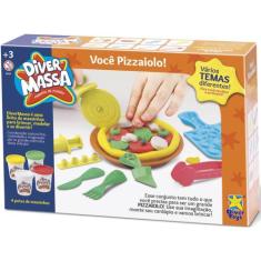 Playset Massinha de Modelar Diver Massa - Você Pizzaiolo - Divertoys -