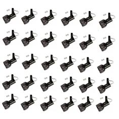 Kit 30 Spot Trilho Perfilado Eletro calha Par20 Bulbo OL1