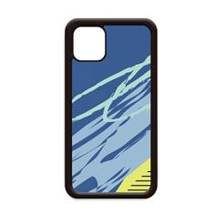 Capa com estampa de plantas abstratas pacíficas para iPhone 11 Pro Max para Apple Mobile Case Shell