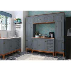 Cozinha Modulada 5 peças - Cinza