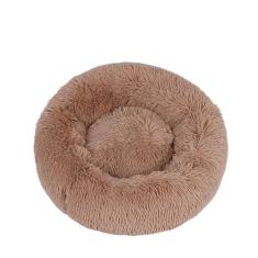 KAIJIE Cama calmante para cães e gatos, cama redonda macia e aconchegante para cães e gatos pequenos, médios e com diâmetro de 40 cm