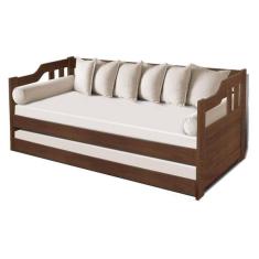 Sofa Cama Solteiro De Madeira Maci a Com Cama Auxiliar Atraen