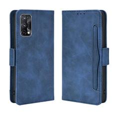Capa com compartimento para cartão para Oppo Realme X7 Pro, capa flip carteira com suporte de couro para Oppo Realme X7 Pro, capa magnética retrô para celular, capa carteira com compartimentos para