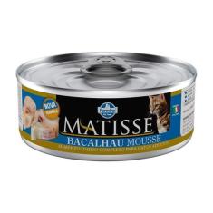 Ração Úmida Lata Matisse para Gatos Mousse Bacalhau 85g
