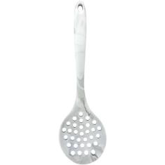 Escumadeira De Silicone Utensílios Linha Mármore Clink 28x8 Cm