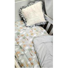 Kit Edredom Dupla Face + Travesseiro Dupla Face Infantil - Comprananet