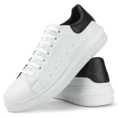 Tenis Sapatenis Masculino Casual Tenis Em Couro Confortavel  - Marchi 