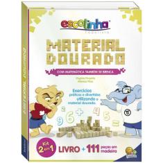 Livro - Com Matemática Também se Brinca: Material Dourado (Escolinha T