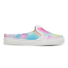 Tênis Mule Feminino Slip On Calcanhar Aberto Babuche Tie Dye - Zafrem,