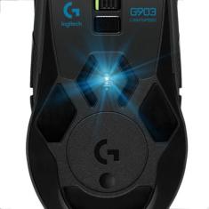 Mouse Gamer Sem Fio Logitech G903 LIGHTSPEED RGB LIGHTSYNC, Design Amb