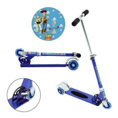 Patinete Toy Story Disney 3 Rodas Ajuste de Altura Azul - DM Radical