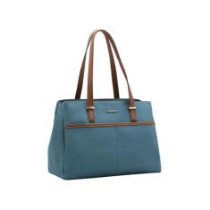 Bolsa De Ombro Luxo Feminina Chenson - Azul