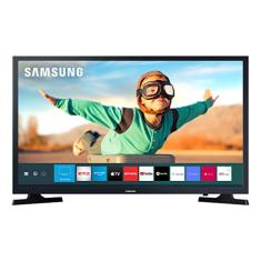 Smart TV LED 32" HD Samsung UN32T4300AGXZD, Sistema Operacional Tizen, Wi-Fi, Espelhamento de Tela, Dolby Digital Plus, 2 HDMI e 1 USB