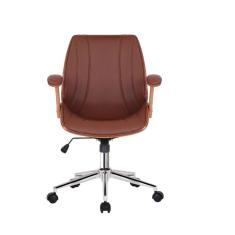 Cadeira Escritório Giratória Kopenhagen Diretor Fratini Marrom