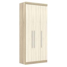 Guarda Roupa Modulado 3 Portas 2 Gavetas 192 Master Avelã Rústico/ártico Rústico - Eucamóveis
