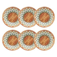 Conjunto de Pratos Fundos 06 Peças Castello Oxford