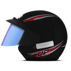 Capacete Masculino Feminino Aberto Mixs Up, PRETO FOSCO, 58