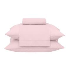 Kit Jogo De Lençol Buddemeyer 4 Peças Cama Super King Basic Percalle 1