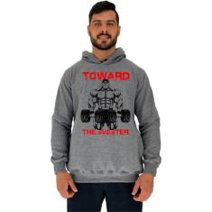 Blusa Moletom Tradicional Com Touca MXD Conceito Toward The Sinister, 