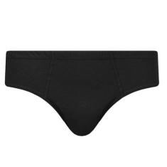 Cueca Plus Size Masculina Algodão Slip - SELENE, Preto, G1
