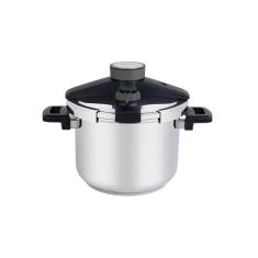 Tramontina Panela de Pressão Presto em Aço Inox Fundo Triplo com 5 Dispositivos de Segurança 22 cm 6 L