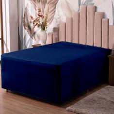 Lençol Luva Queen Cama Conjugada Veste Colchão e Box Malha 1 Peça