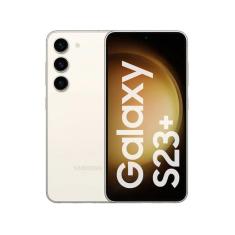 Smartphone Samsung Galaxy S23+ 256GB Creme 5G 8GB RAM 6,6” Câm. Tripla + Selfie 12MP