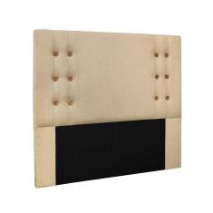 Cabeceira Cama Box Casal 140 cm Genova Linho Dourado S04 - D`Rossi