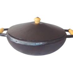 Panela Ferro Fundido Muqueca Pequena 2 Litros 37x28x11 5cm
