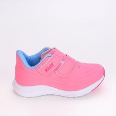 Tênis Infantil Kidy Super Conforto Rosa Claro e Jeans