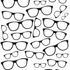 Papel De Parede Adesivo Lavável Óculos 12m - Colaí