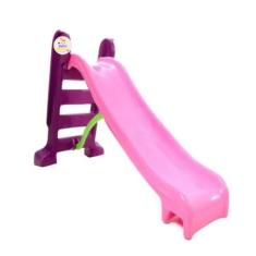 Escorregador medio infantil 3 degraus rosa max confort  - Dora brinque
