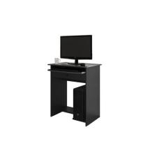 Mesa De Computador Pratica Com Gaveta Preto  EJ Móveis