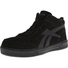 Reebok Tênis de trabalho masculino Rb1735 Dayod Biqueira Composto Skate, Preto, 8.5 Wide