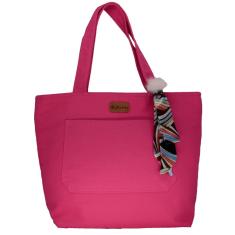 Bolsa Lulu com Lenço-Pompom Pink - Fábio Maltez