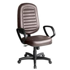 Cadeira Presidente para Escritório Linha Blenda Marrom