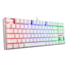 Teclado Mecânico Gamer Redragon Kumara Lunar White