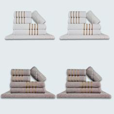 Jogo De Toalhas 24 P?s Cole??o Montreal 100% Algod?o Br+cz