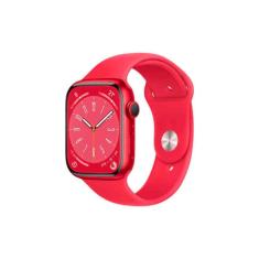 Apple Watch Series 8 45mm Gps Em Alumínio Pulseira Esportiva Vermelho