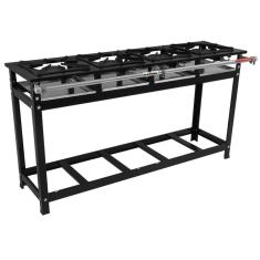 Fogão Super 40 Kenok 4 Bocas Simples em Linha Alta Pressão FASU4B.4010