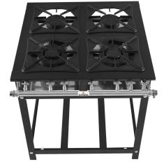 Fogão Super 40 Kenok 4 Bocas 2 Simples Baixa Pressão FBSU4B.136