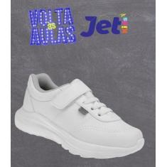 Tênis infantil colégial Jet Kids com tiras autocolantes 62.111 - JETT,