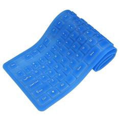 108 teclas usb silicone flexível teclado dobrável à prova d 'água à prova de poeira usb teclas silenciosas para teclado de desktop portátil